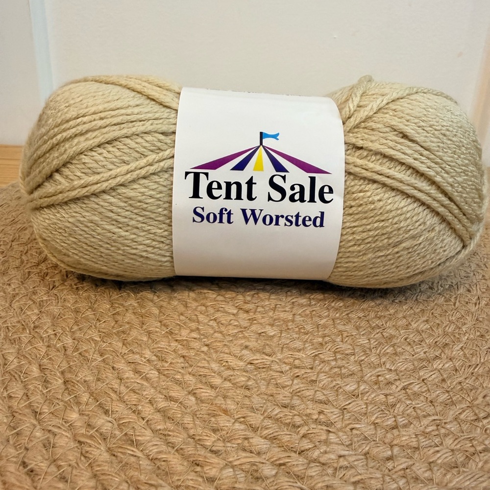 10/$25 • Tent Sale Soft Worsted Yarn - Linen